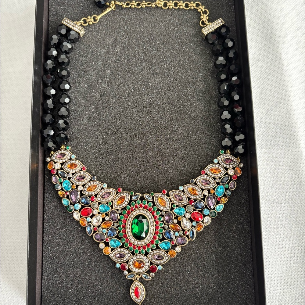 Authentic New Heidi Daus “Worth Waiting For”Colorful Gemstone Necklace - Picture 9 of 9